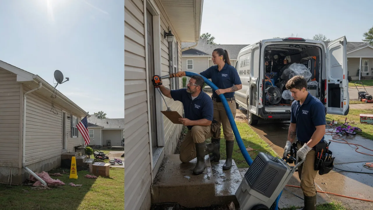 Ceiling Water Damage Restoration in Eldora, IA near me